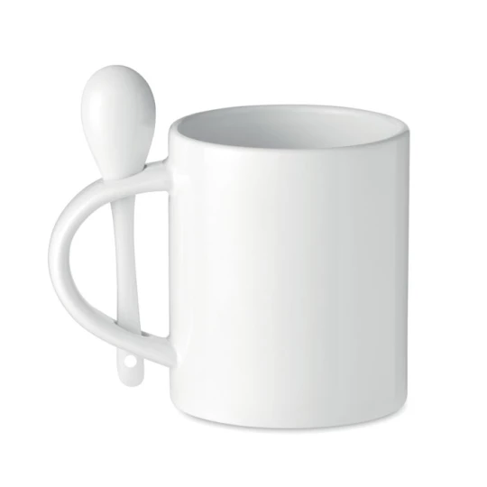 Kubek ceramiczny 300 ml - SUBLIM SPOON (MO6581-06)