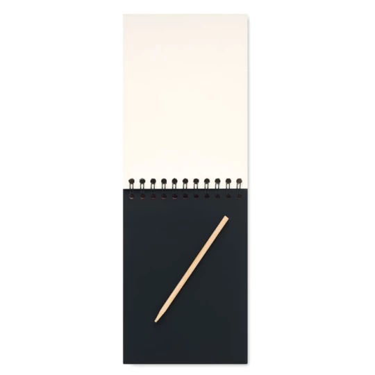Notes z papierem typu zdrapka - BLACK (MO6699-40)