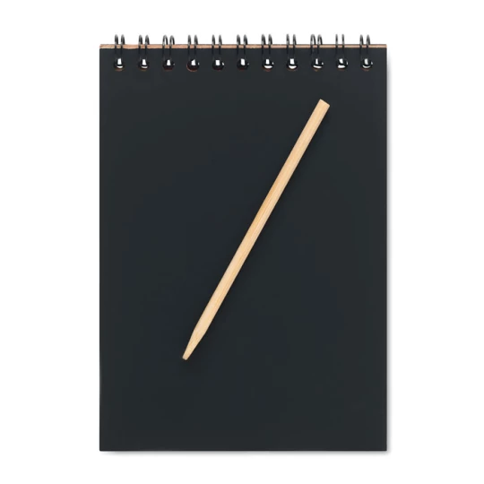 Notes z papierem typu zdrapka - BLACK (MO6699-40)