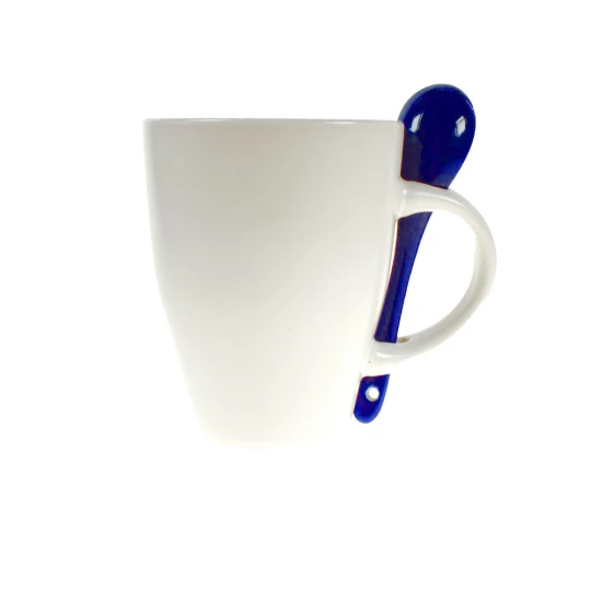 Kubek ceramiczny 300 ml z łyżeczką (V5269-04)