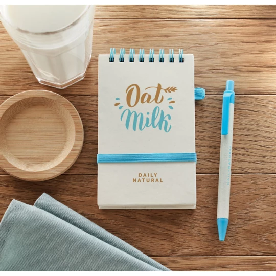Notesy A6 z kartonu po mleku - MITO SET (MO6837-12)