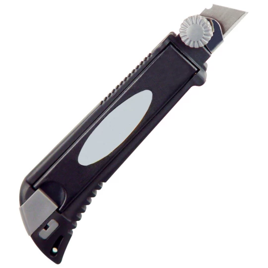 Nóż do kartonu - czarny - (GM-89005-03)