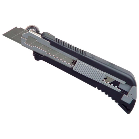 Nóż do kartonu - czarny - (GM-89005-03)