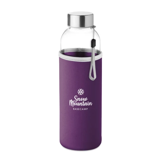 Szklana butelka w etui 500ml - UTAH GLASS (MO9358-21)