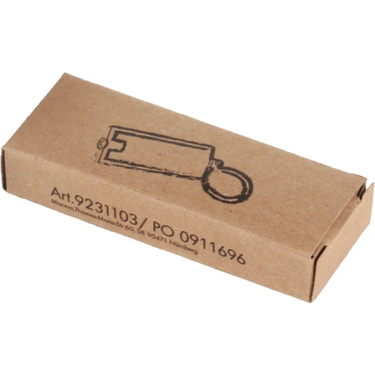 Brelok plastikowy - czarny - (GM-92311-03)
