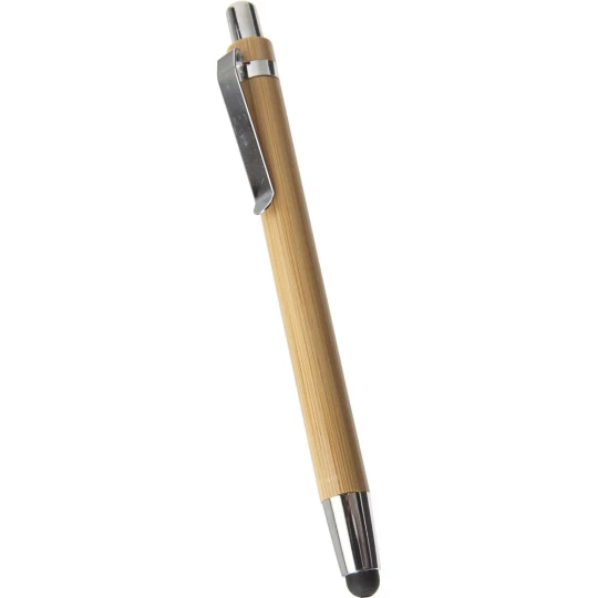 Bambusowy długopis, touch pen (V1761-16)