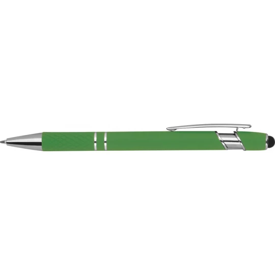 Długopis aluminiowy touch pen - zielony - (GM-13689-09)