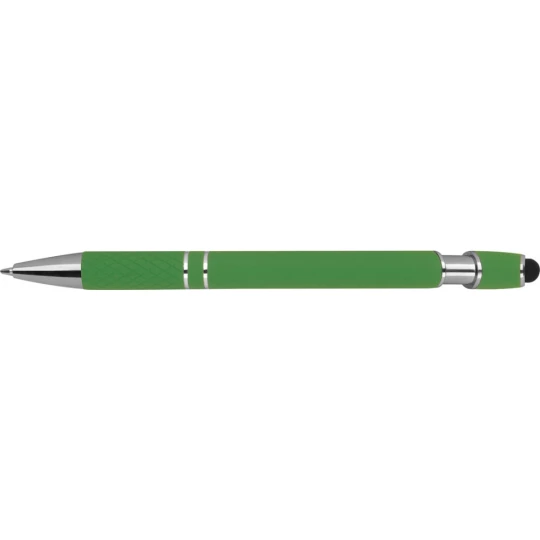 Długopis aluminiowy touch pen - zielony - (GM-13689-09)