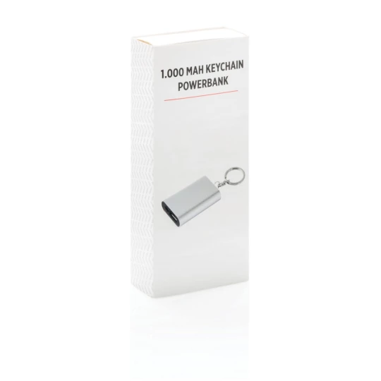 Power bank 1000 mAh, brelok do kluczy (P324.190)