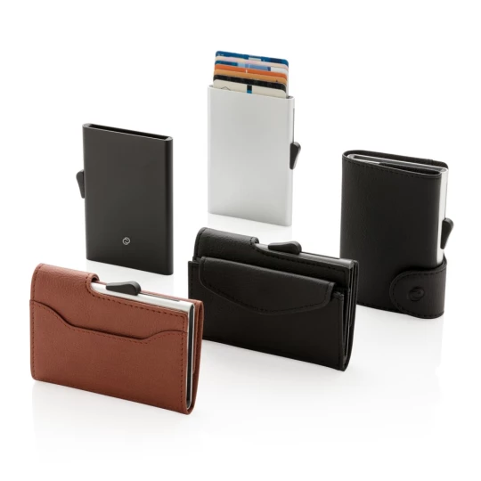 Etui na karty kredytowe i portfel C-Secure, ochrona RFID (P850.511)