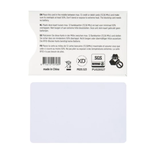Karta do portfela, ochrona RFID (P820.523)
