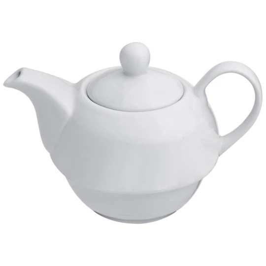 Zestaw czajnik 400 ml i filiżanka 200 ml - biały - (GM-88854-06)