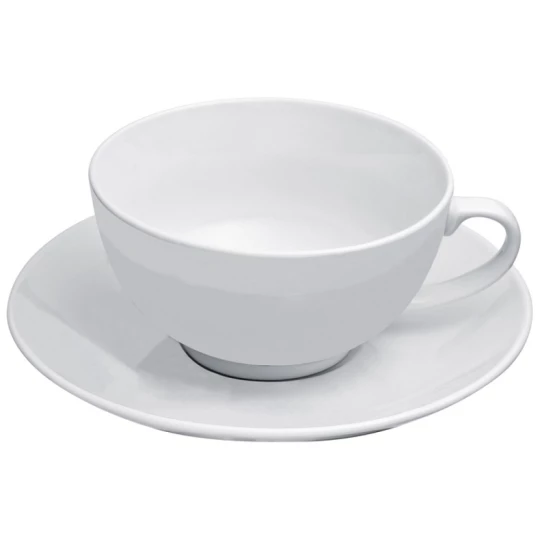 Zestaw czajnik 400 ml i filiżanka 200 ml - biały - (GM-88854-06)