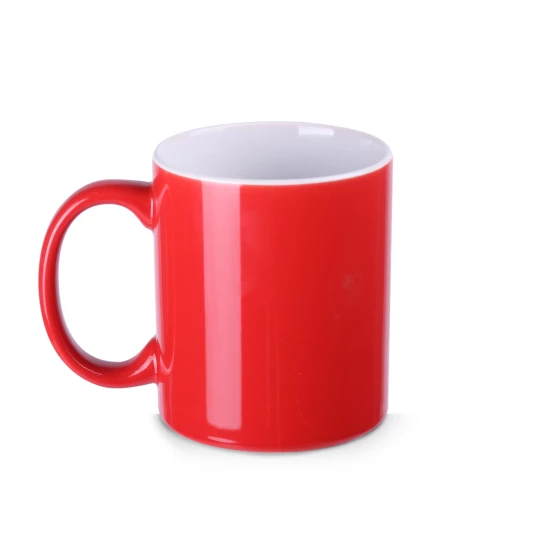 Kubek Tomek Classic 300ml czerwony/biały (M054)