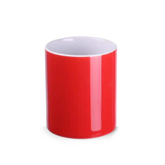 Kubek Tomek Classic 300ml czerwony/biały (M054)