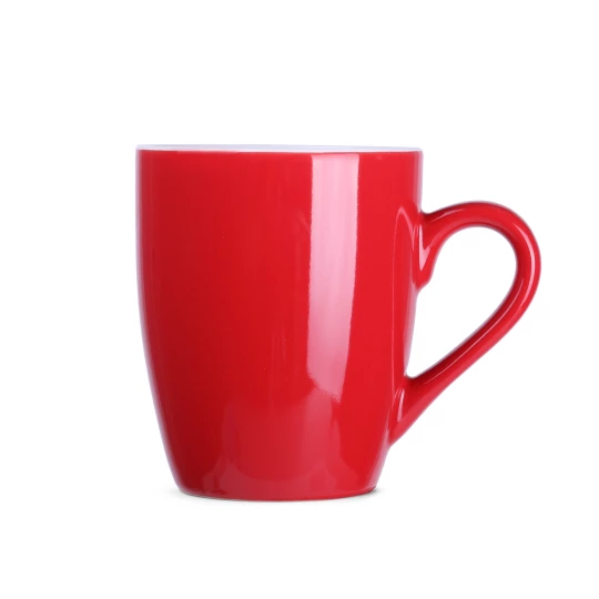 Kubek Ilona 300ml czerwony/biały (M040)