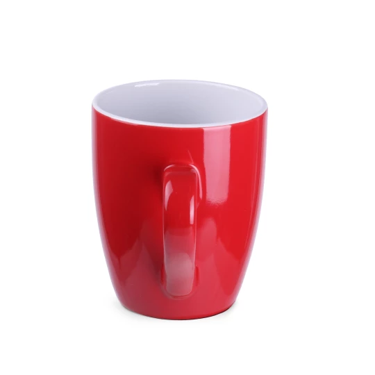 Kubek Ilona 300ml czerwony/biały (M040)