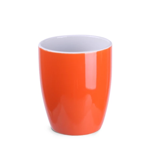 Kubek Ilona 300ml pomarańczowy/biały (M040)