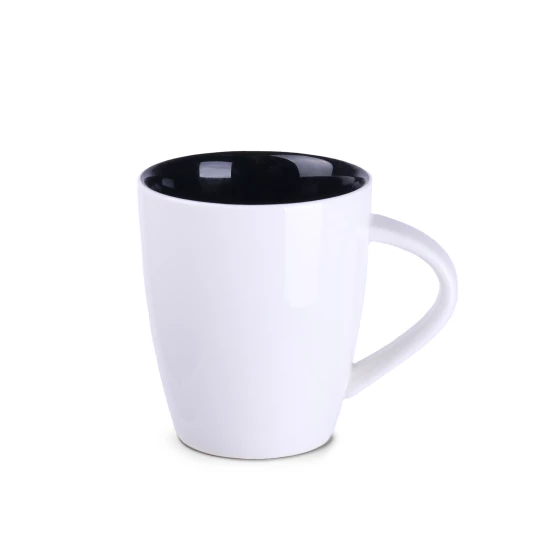 Kubek Joy 250ml biały/czarny (M008)