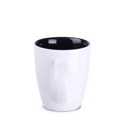 Kubek Joy 250ml biały/czarny (M008)