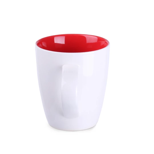 Kubek Joy 250ml biały/czerwony (M008)