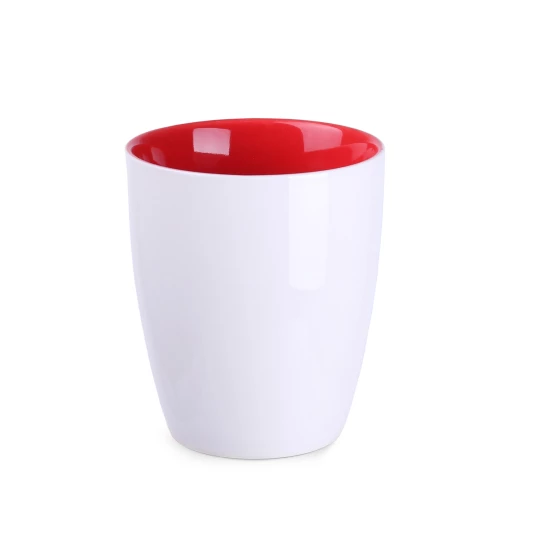 Kubek Joy 250ml biały/czerwony (M008)