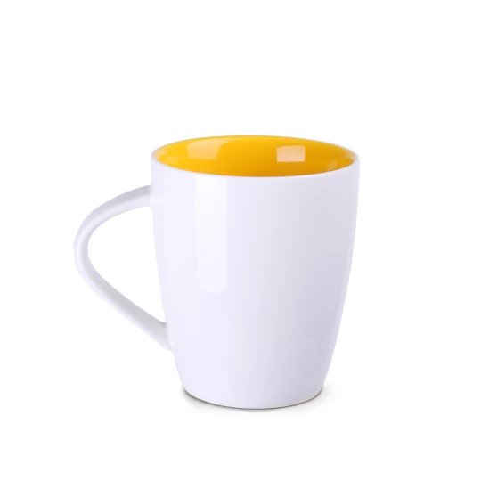 Kubek Joy 250ml biały/żółty (M008)