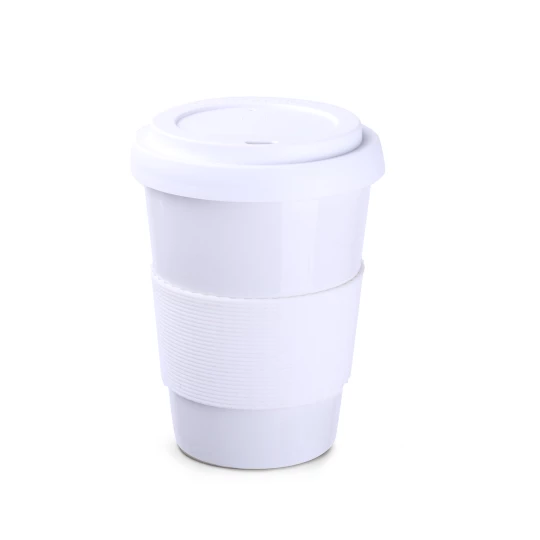Kubek Coffee2go Classic 350ml biały/biały (M514)