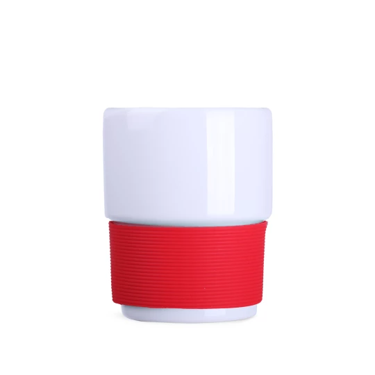 Kubek Freddo Plus 300ml czerwony/biały (M147)