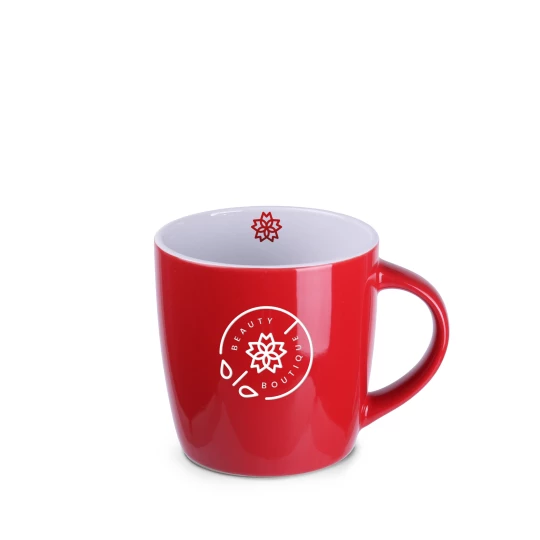 Kubek Handy 300ml czerwony/biały (M038)
