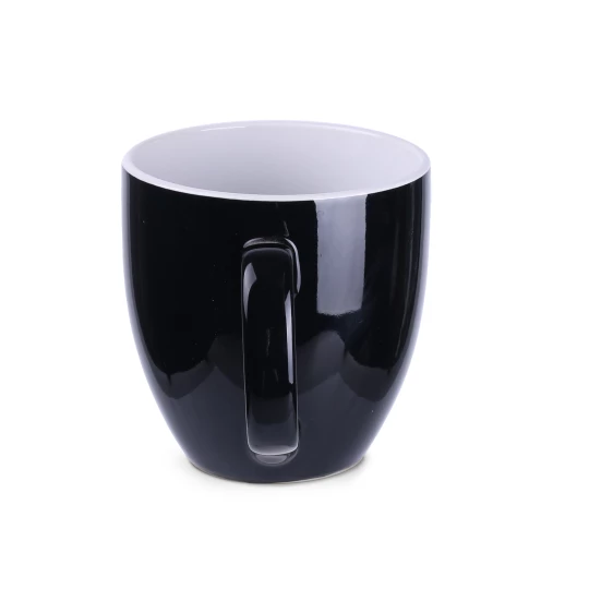 Kubek Americano Duo 450ml czarny/biały (M417)