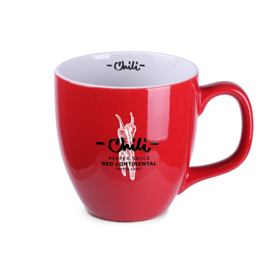 Kubek Americano Duo 450ml czerwony/biały (M417)