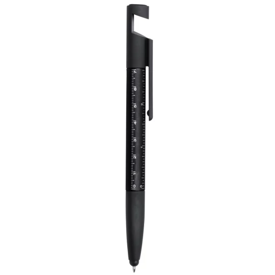 Długopis wielofunkcyjny, czyścik do ekranu, linijka, stojak na telefon, touch pen, śrubokręty (V1849-03)