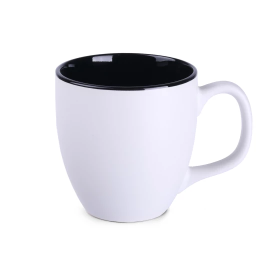 Kubek Americano Pure 450ml biały/czarny (M457)