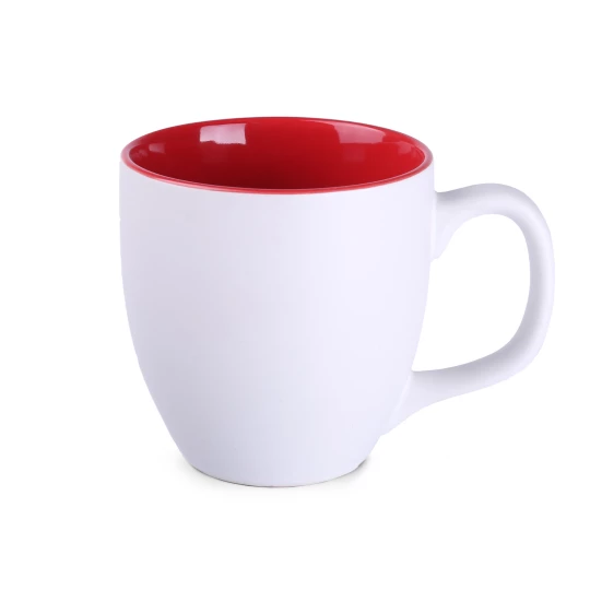Kubek Americano Pure 450ml biały/czerwony (M457)