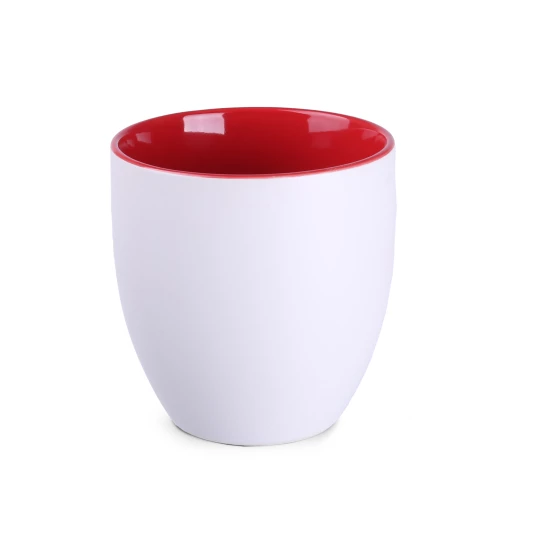 Kubek Americano Pure 450ml biały/czerwony (M457)