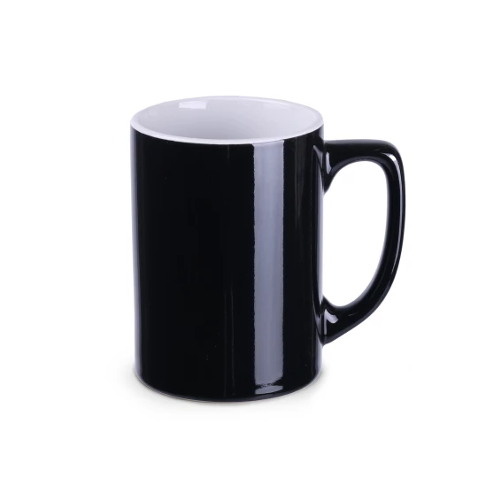 Kubek Anna 280ml czarny/biały (M049)