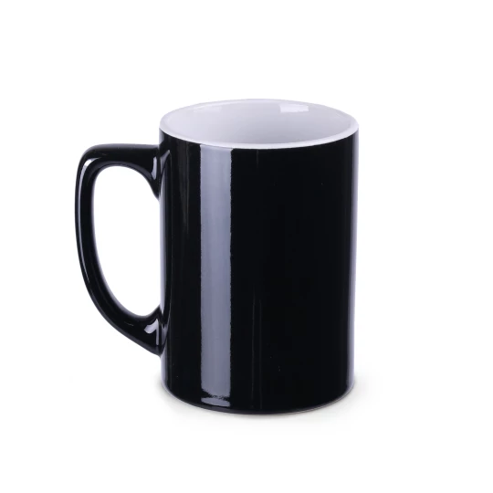 Kubek Anna 280ml czarny/biały (M049)