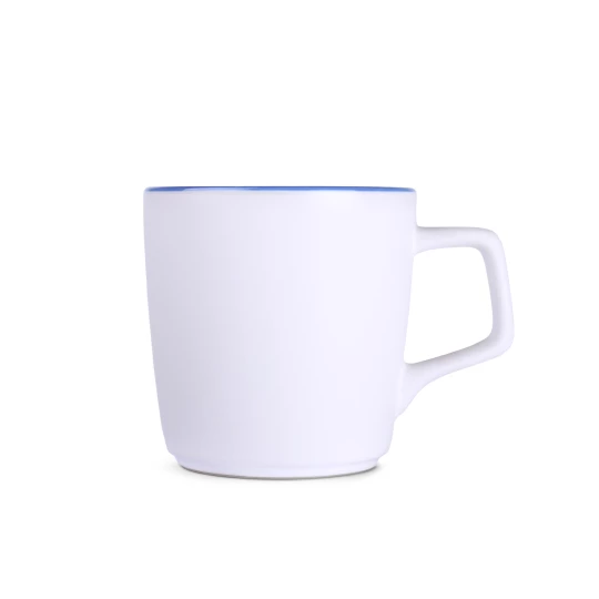 Kubek Barrel Pure 250ml biały/refex blue (M464)