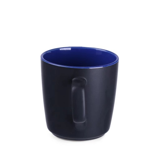 Kubek Barrel Supreme 250ml czarny/refex blue (M465)