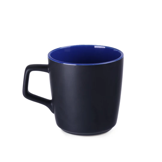 Kubek Barrel Supreme 250ml czarny/refex blue (M465)