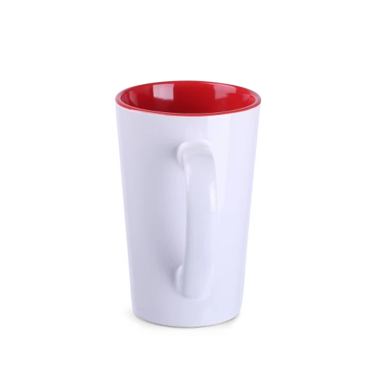 Kubek Fresh 300ml biały/czerwony (M103)