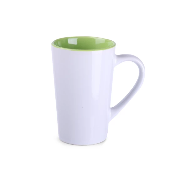 Kubek Fresh 300ml biały/jasnozielony (M103)
