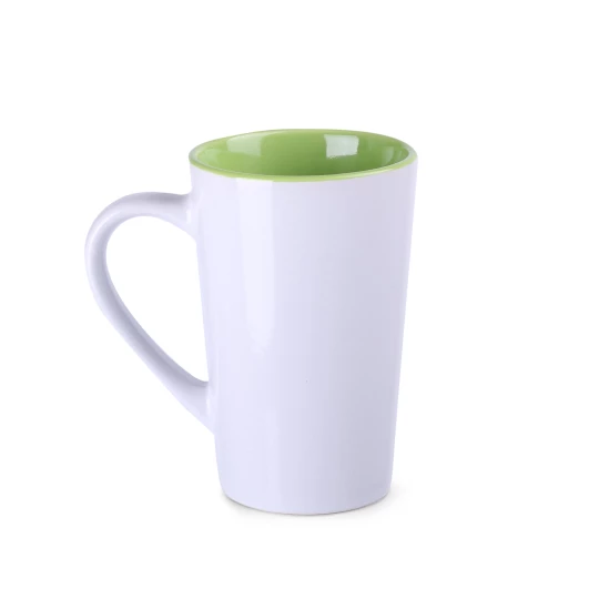 Kubek Fresh 300ml biały/jasnozielony (M103)