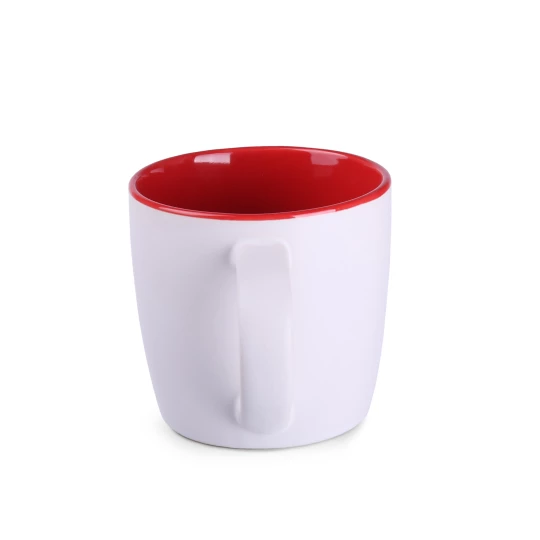 Kubek Handy Pure 300ml biały/czerwony (M132)