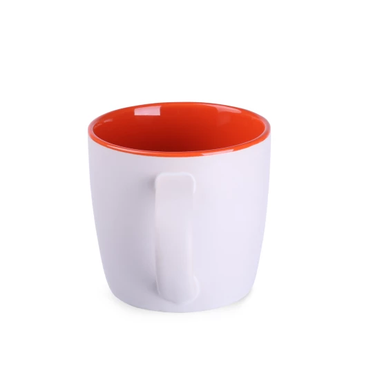 Kubek Handy Pure 300ml biały/pomarańczowy (M132)