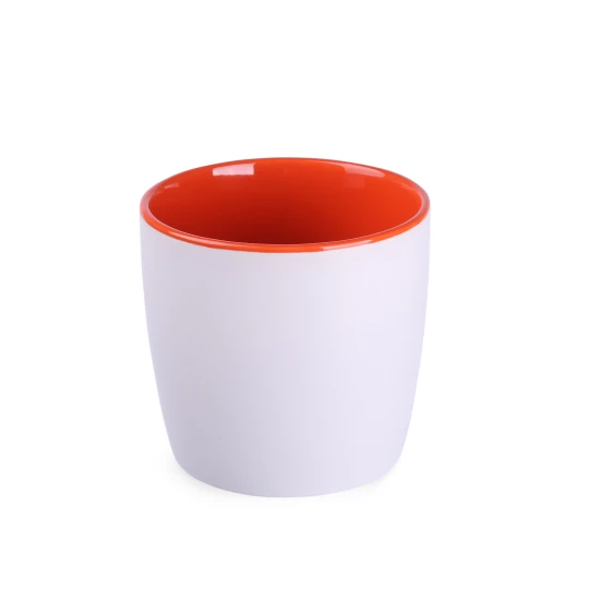 Kubek Handy Pure 300ml biały/pomarańczowy (M132)