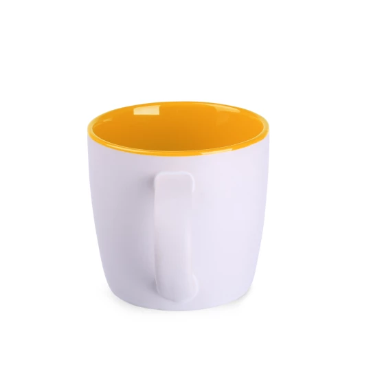 Kubek Handy Pure 300ml biały/żółty (M132)