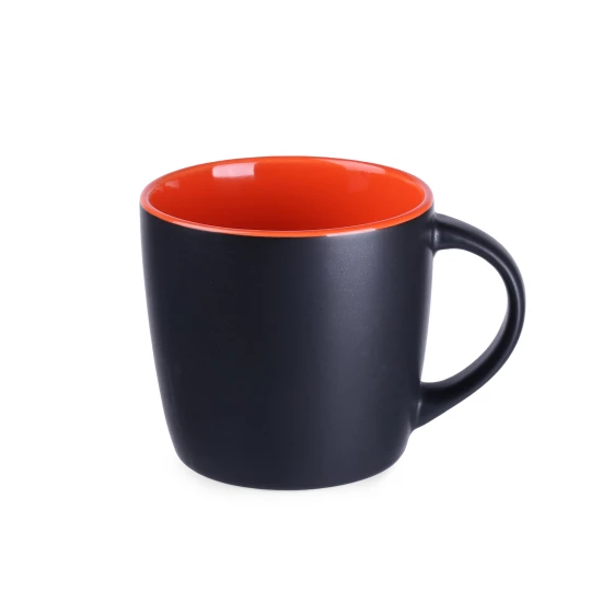 Kubek Handy Supreme 300ml czarny/pomarańczowy (M067)