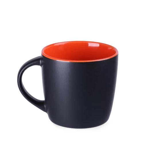 Kubek Handy Supreme 300ml czarny/pomarańczowy (M067)